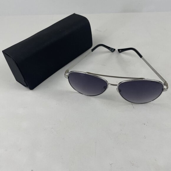 Tommy Hilfiger Rumi WN OL581 Aviator Sunglasses Silver Frame w/Dark Lens - Picture 1 of 7